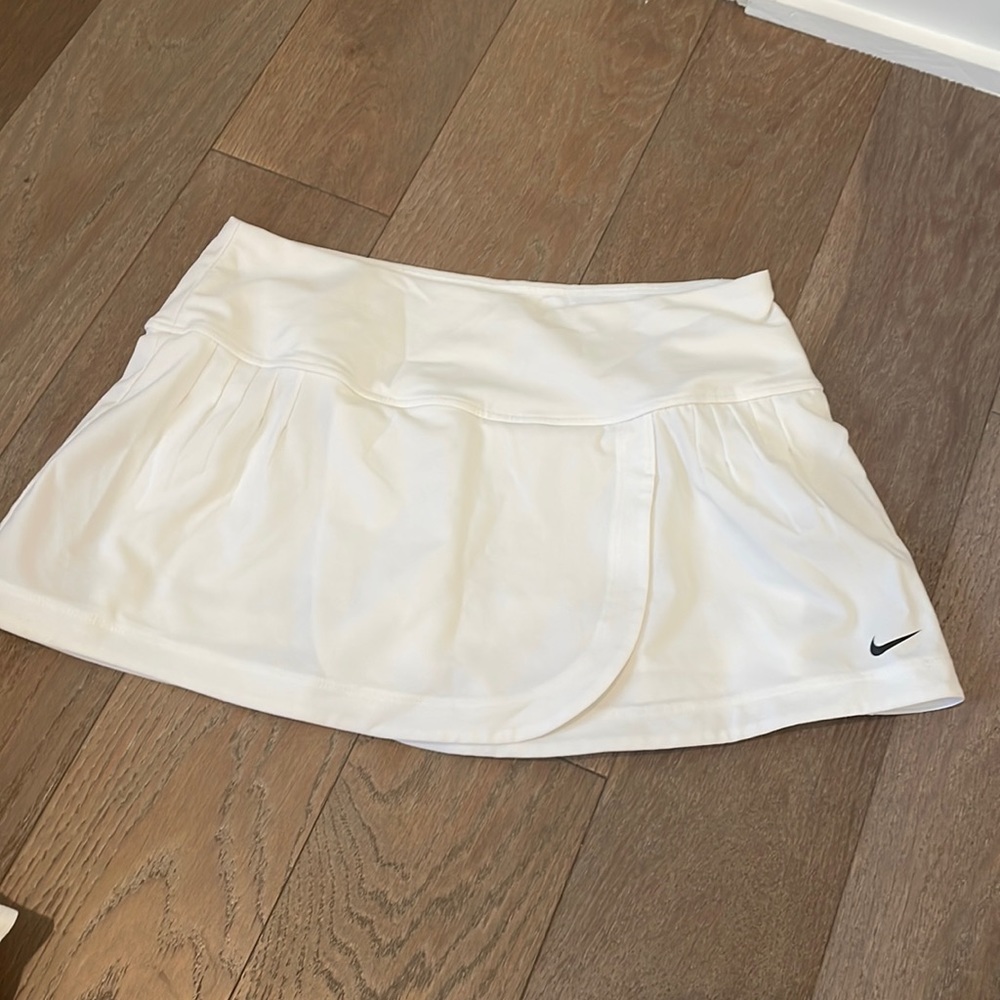 White Nike tennis skirt!